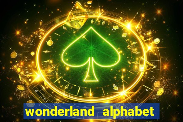 wonderland alphabet comic studio