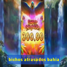 bichos atrasados bahia