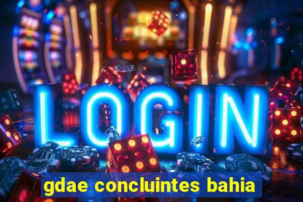 gdae concluintes bahia