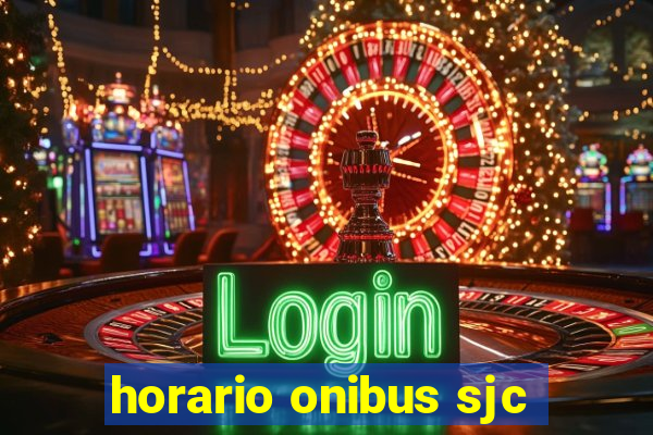 horario onibus sjc