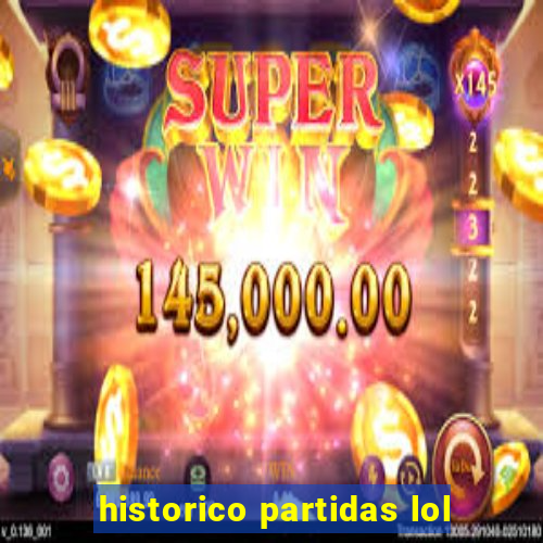 historico partidas lol