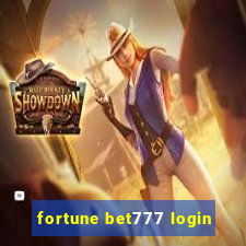 fortune bet777 login