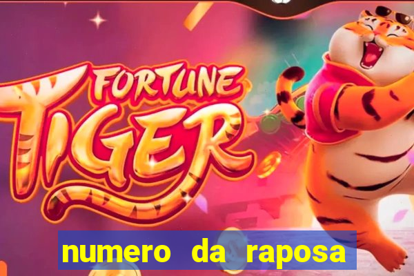 numero da raposa jogo do bicho