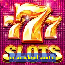 criar icloud conta