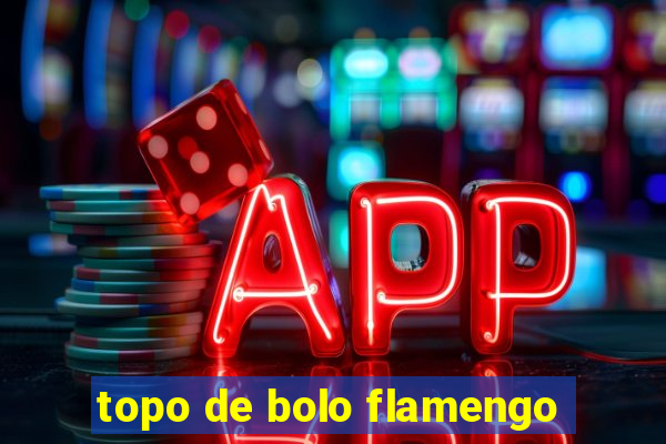 topo de bolo flamengo