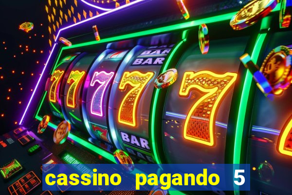 cassino pagando 5 reais no cadastro