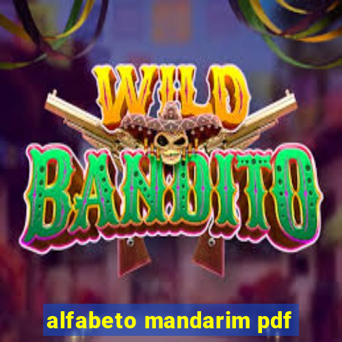 alfabeto mandarim pdf