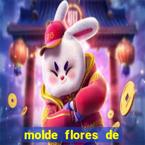 molde flores de papel para imprimir