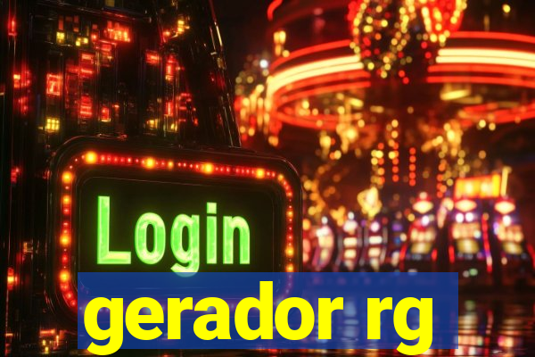 gerador rg