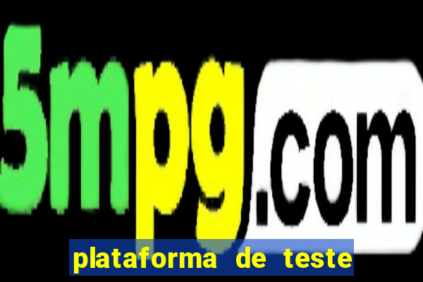 plataforma de teste pg demo