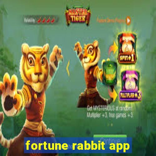 fortune rabbit app