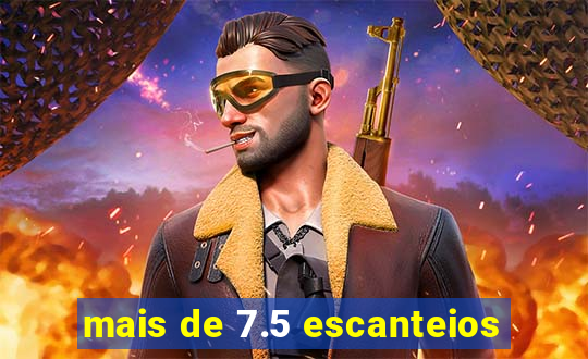 mais de 7.5 escanteios